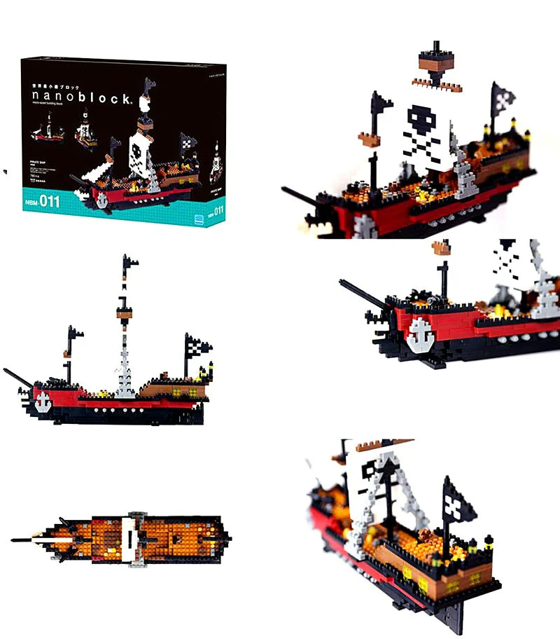 Nano block Pirate ship