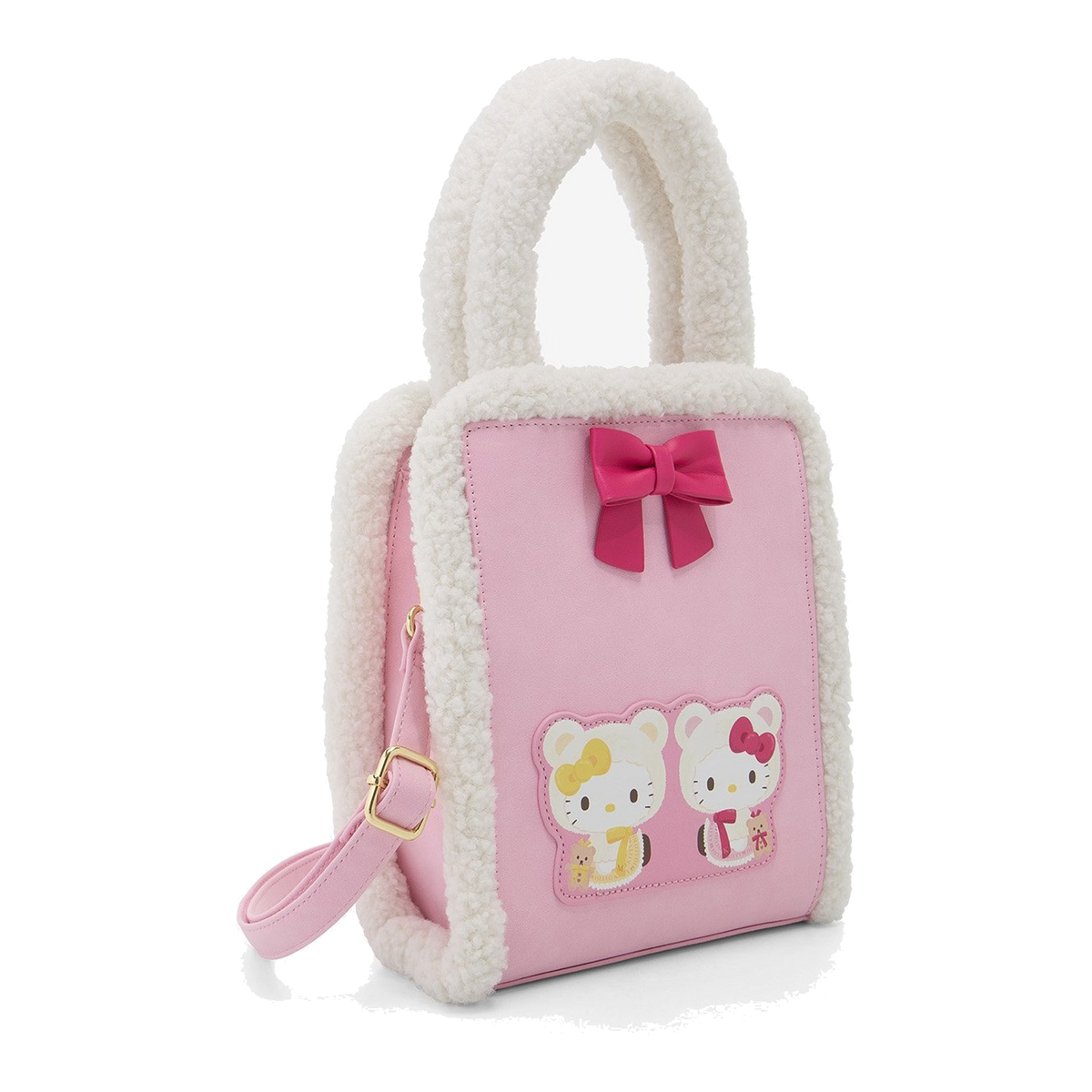 Bolsa crossbody Cozy Bear Hello Kitty & Mimmy – Hello Kitty and Friends — vista 2