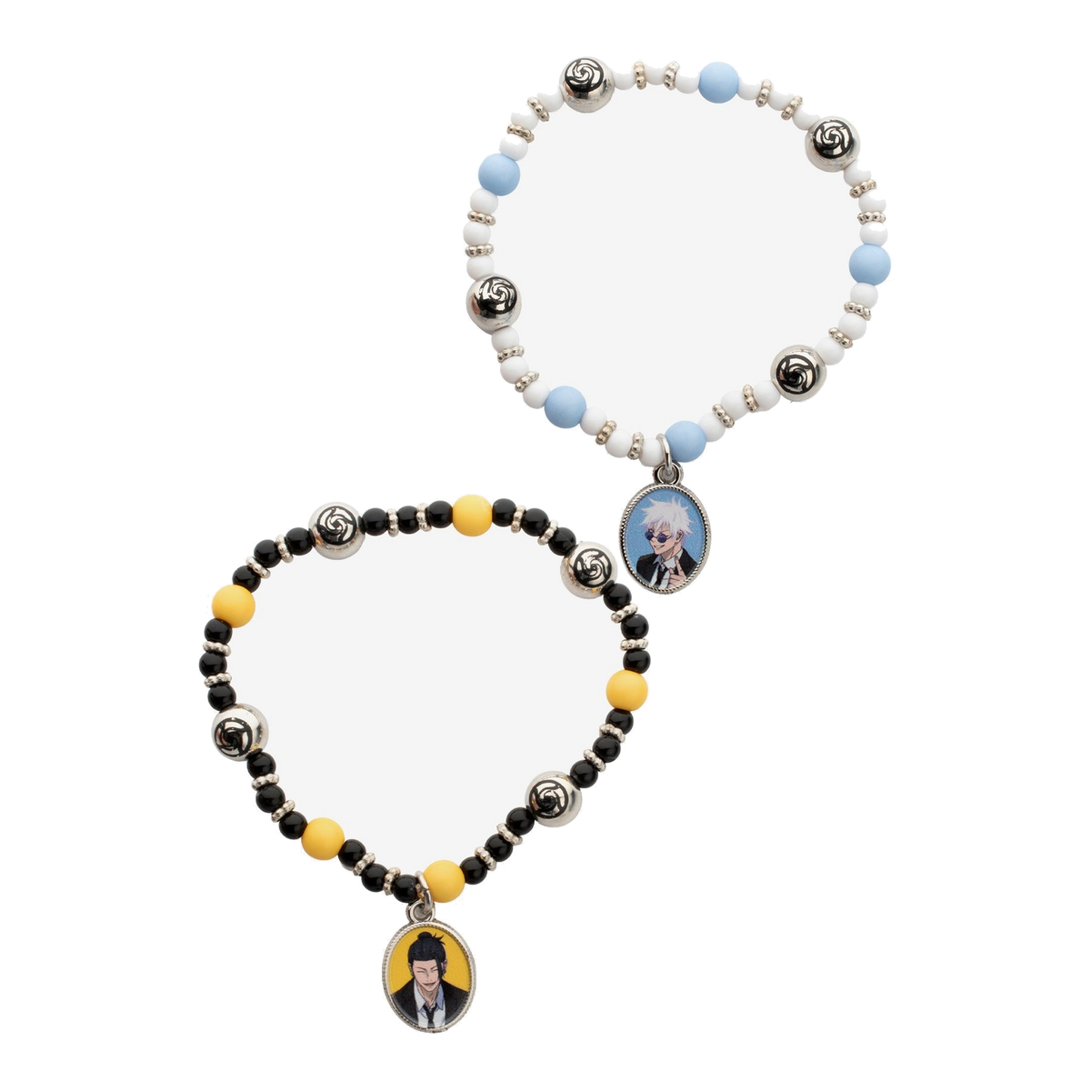 Set de pulseras con cuentas Gojo y Geto – Jujutsu Kaisen — vista 1
