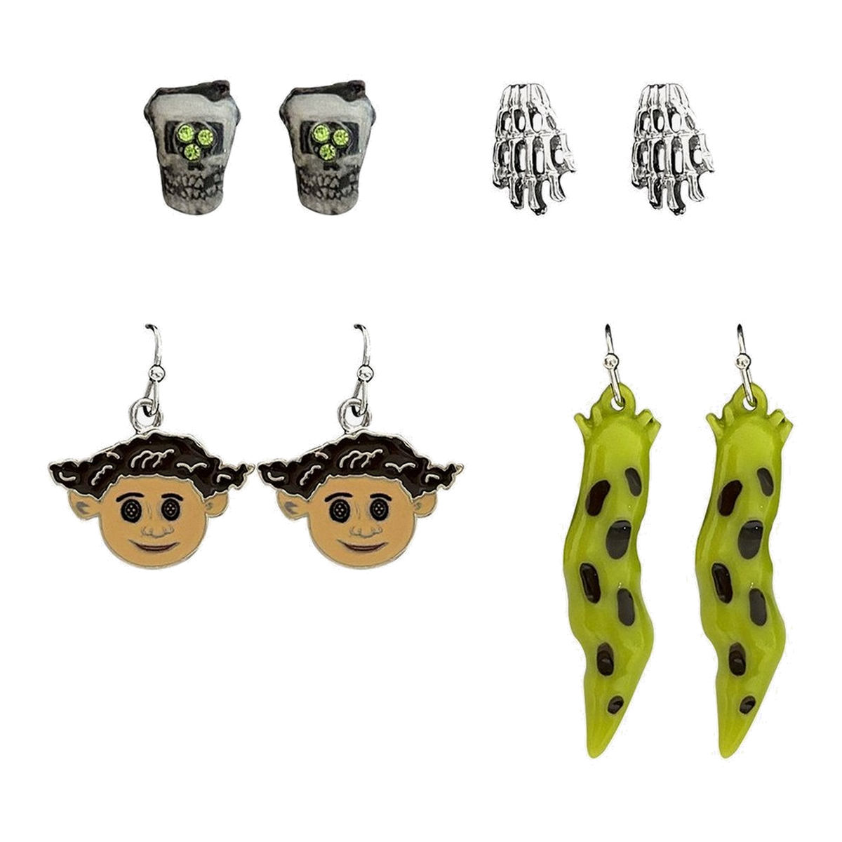 Set de aretes Wybie – Coraline — vista 1