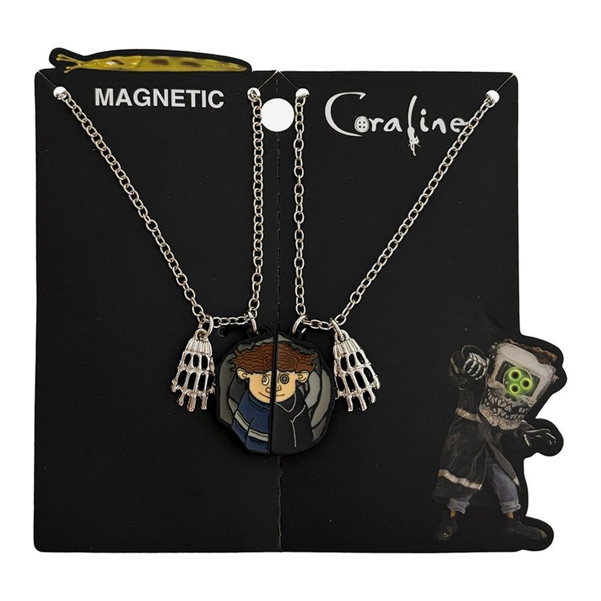 Set de collares magnéticos Wybie y Other Wybie – Coraline — vista 2