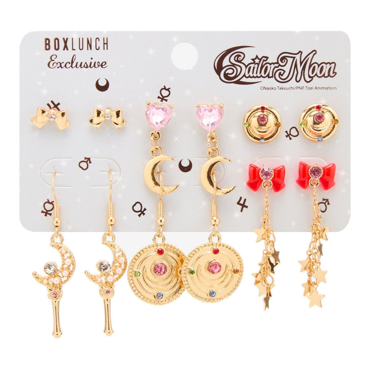 Set de aretes Iconos – Sailor Moon — vista 2
