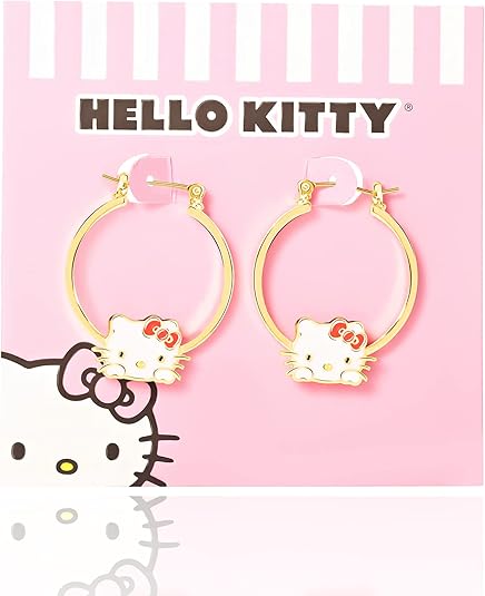 Aretes tematicos de Hello Kitty