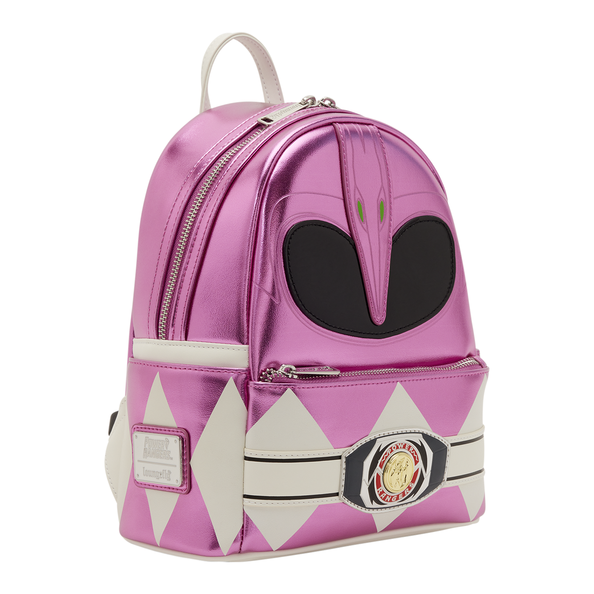 Mini mochila Cosplay Pink Ranger – Power Rangers — vista 1