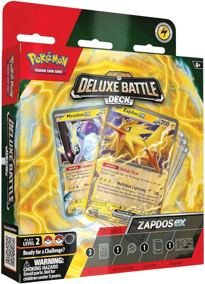 Pokémon TCG-Deluxe Battle Deck Zapdos Ex