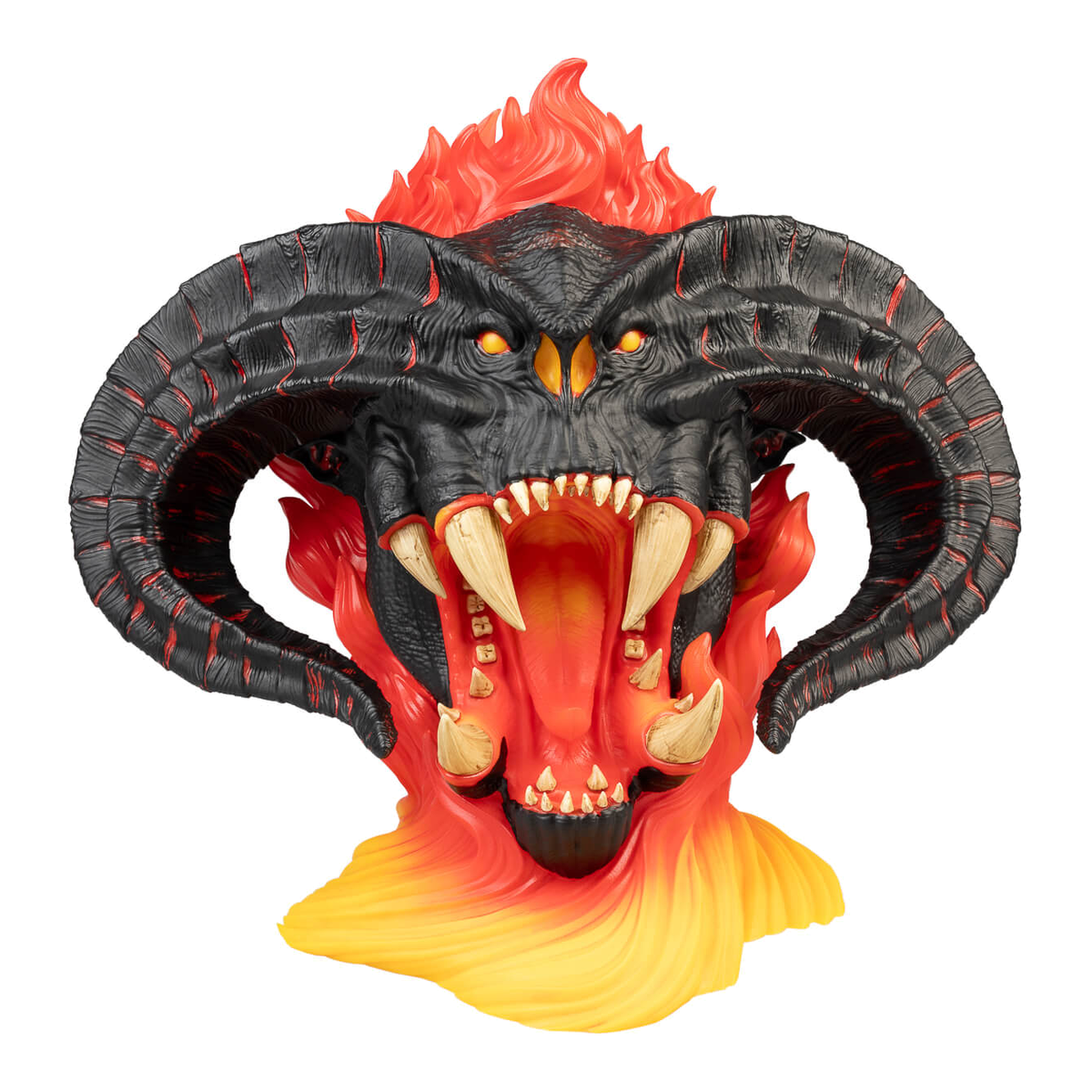 Lámpara figural Balrog – The Lord of the Rings – vista sobre lienzo blanco