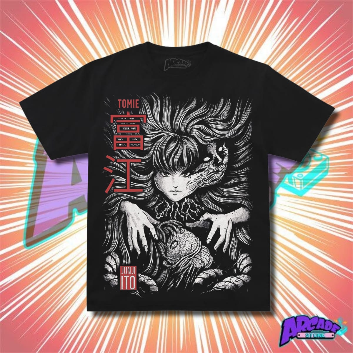 Playera Arcade Junji Ito