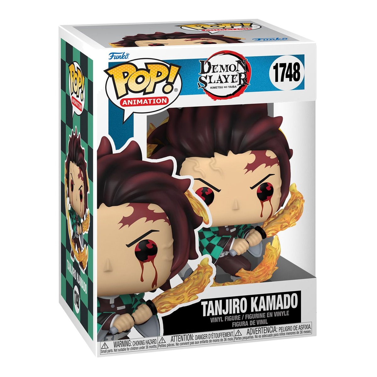 Funko Pop! Tanjiro Kamado Sun Breathing #1748 – Demon Slayer — vista 3