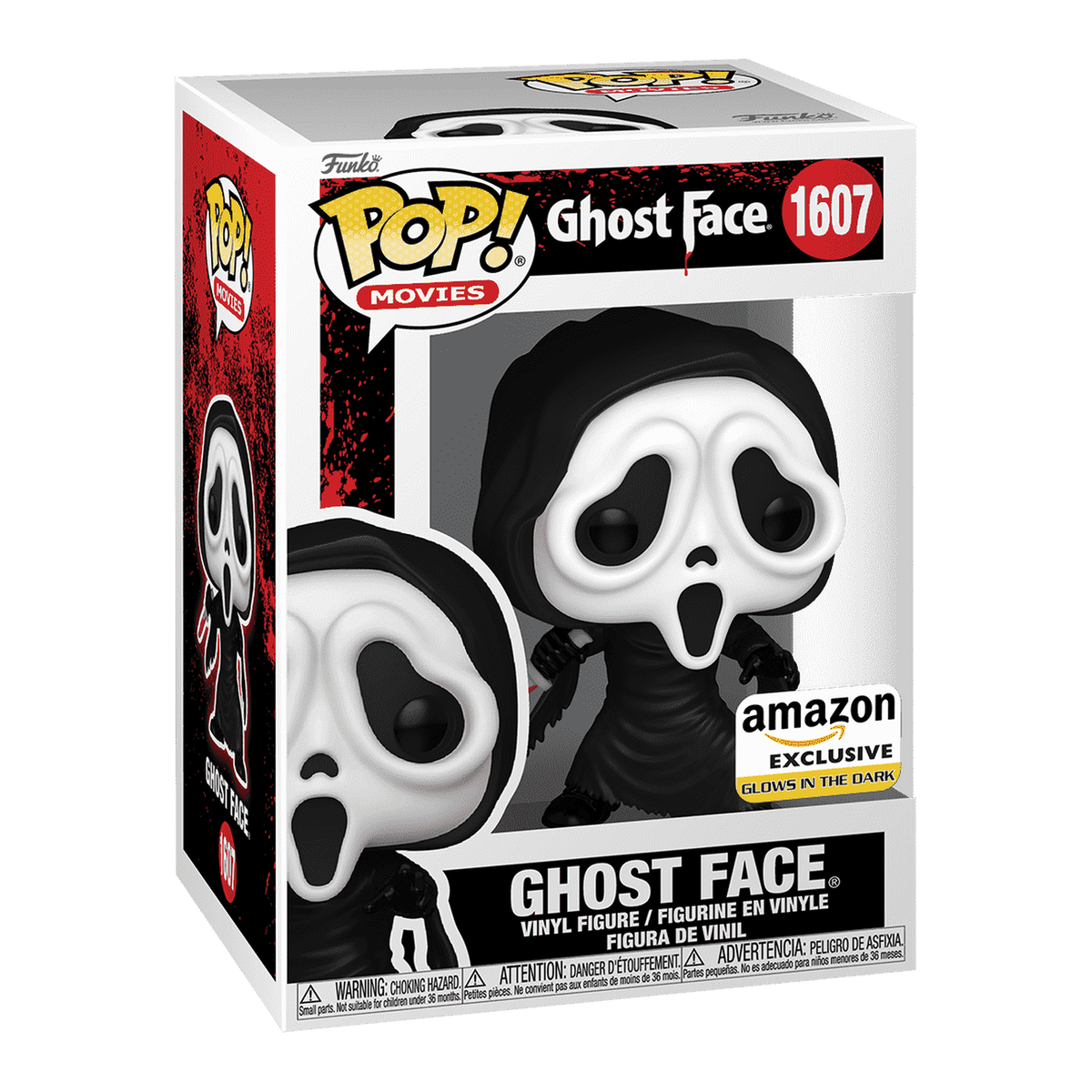 Funko Pop! Ghost Face Glow #1607 – Scream — vista 2