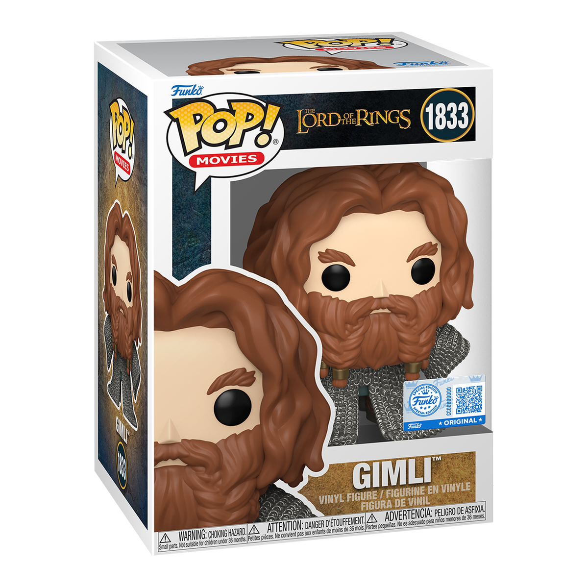 Funko Pop! Gimli Chainmail Armor #1833 – The Lord of the Rings — vista 2