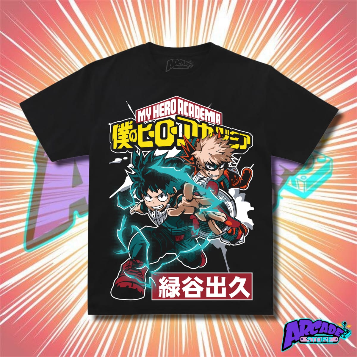 Playera Arcade My Hero Academia