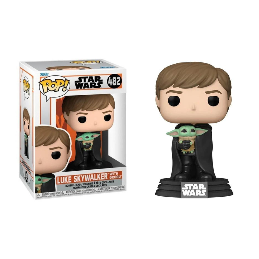 Funko Pop! Star Wars Luke Skywalker With Grogu 482