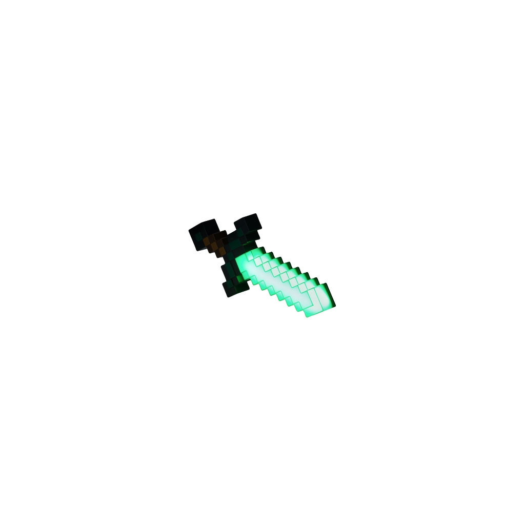 LUZ DE ESPADA DE DIAMANTE DE MINECRAFT