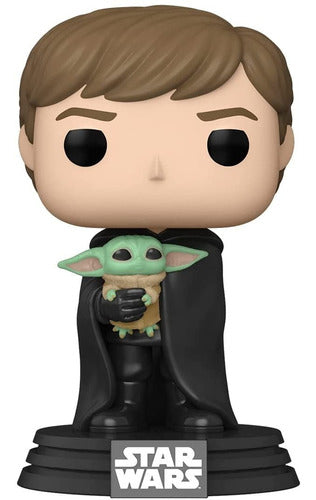 Funko Pop! Star Wars Luke Skywalker With Grogu 482