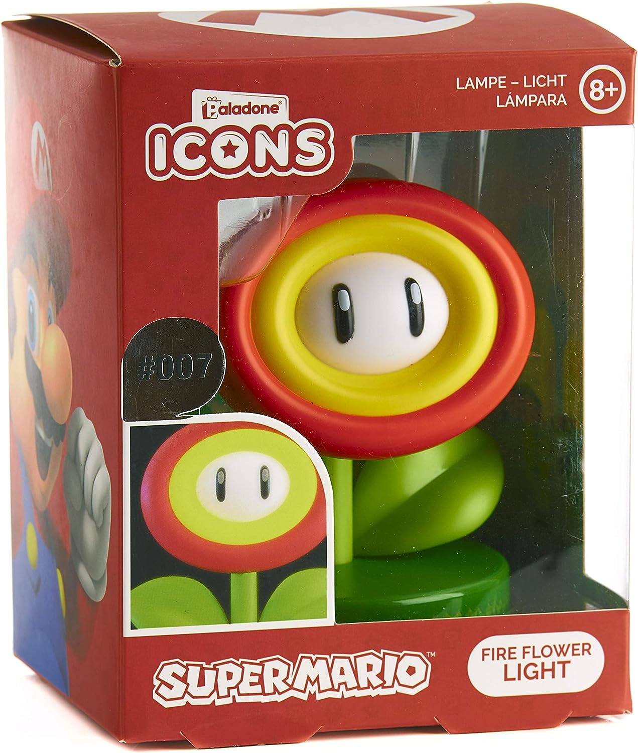 Lampara flor de fuego-  super mario