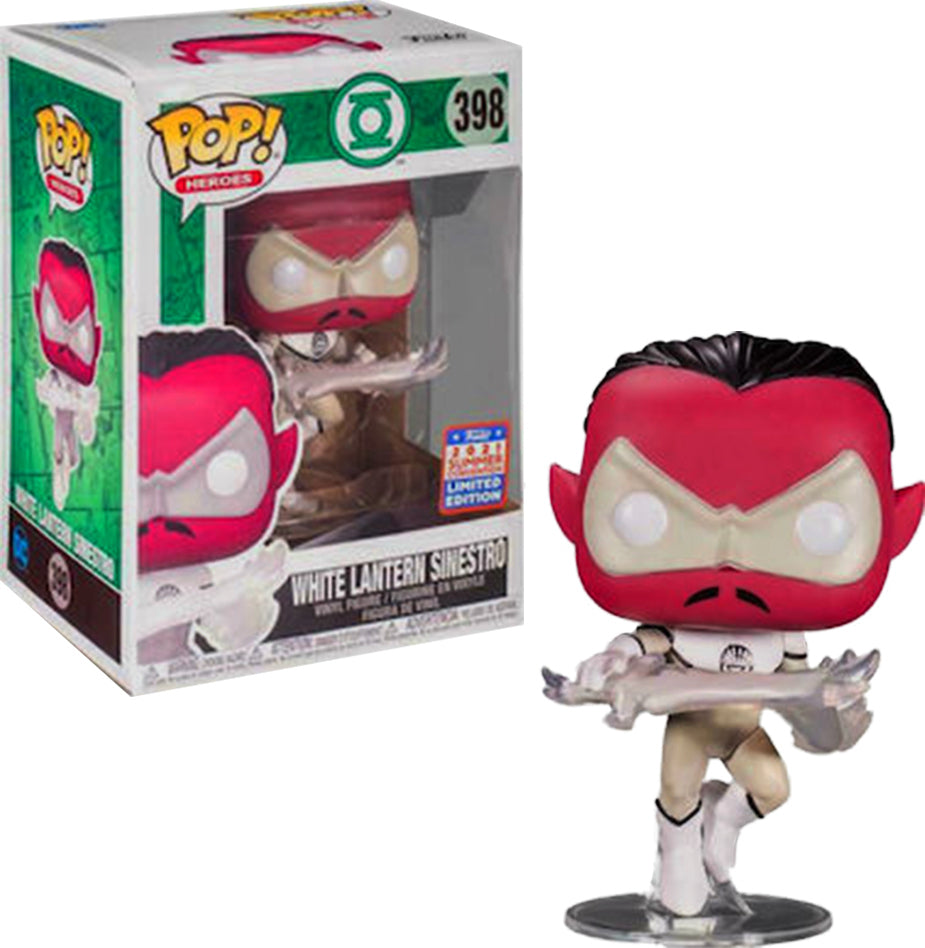 Funko Pop! Heroes White Lantern Sinestro 398 Summer Convention 2021