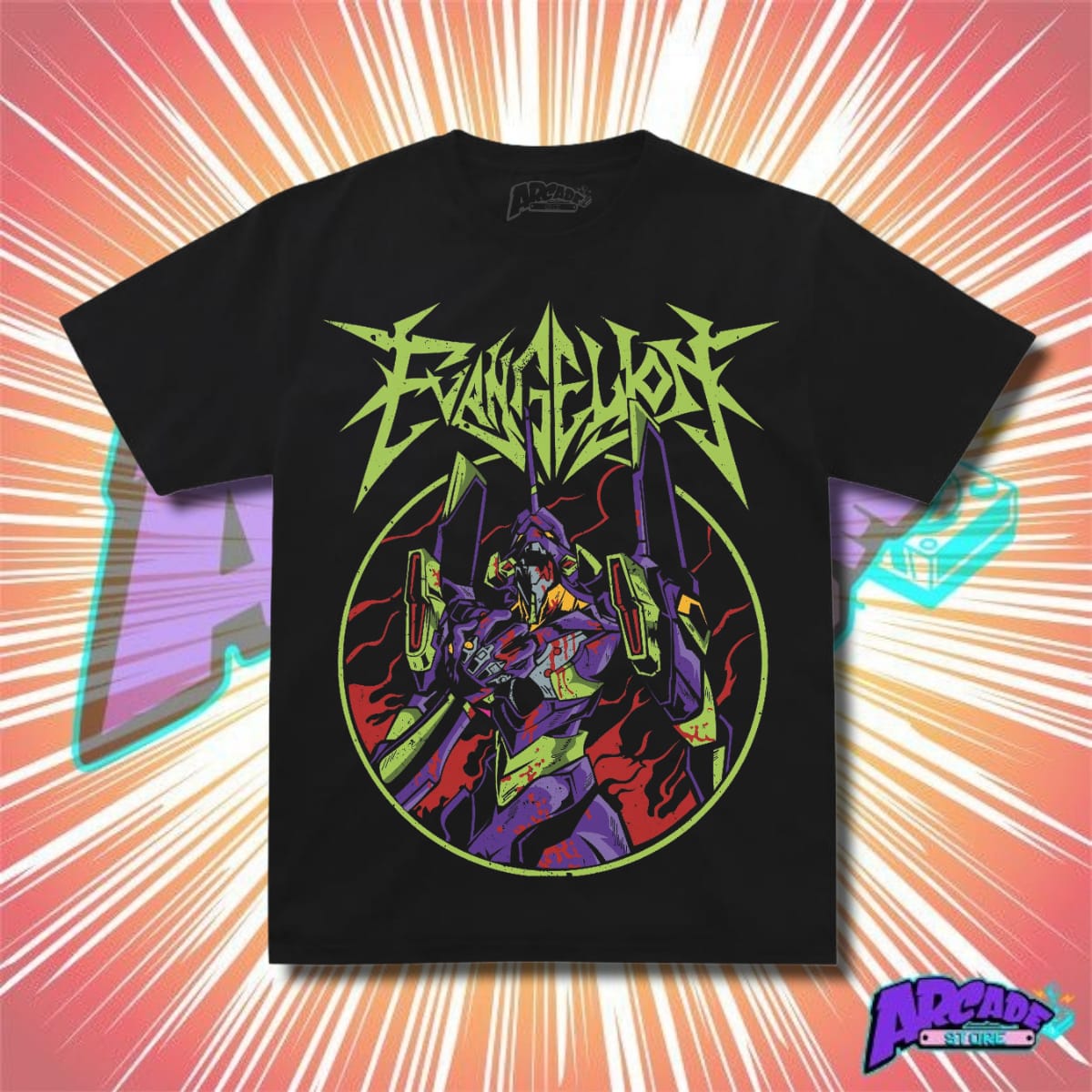 Playera Arcade Evangelion