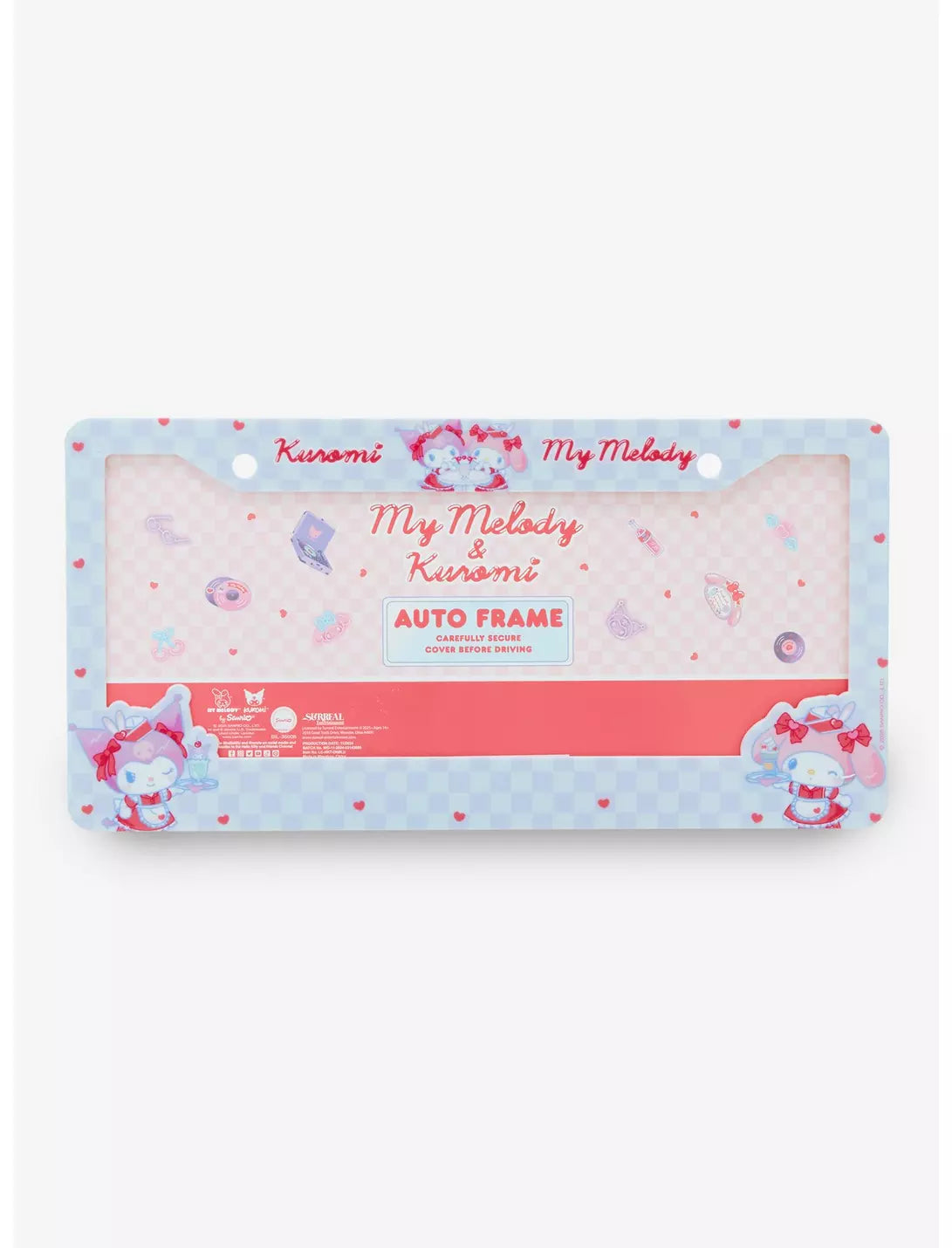 My melody and Kuromi auto frame