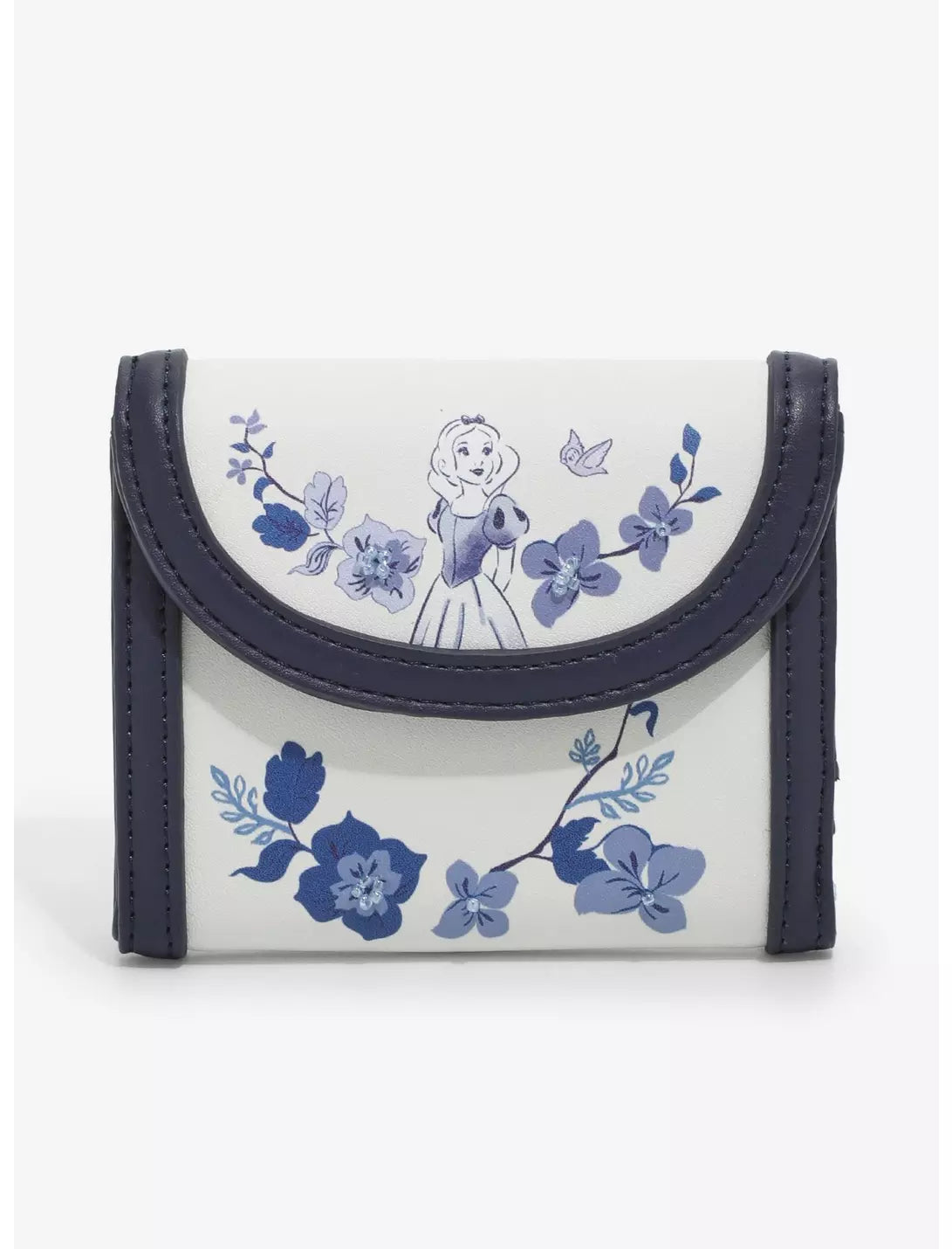 Disney Snow White and the Seven Dwarfs Tonal Floral Cartera