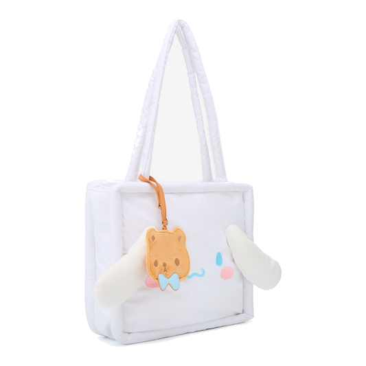 Bolsa tote de peluche Cara Cinnamoroll – Sanrio — vista 1