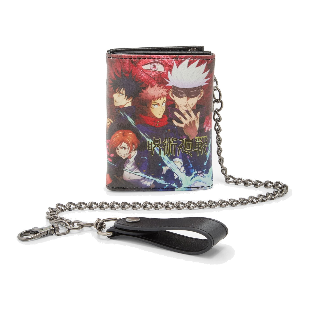 Cartera tríptica con cadena — Jujutsu Kaisen — vista 1