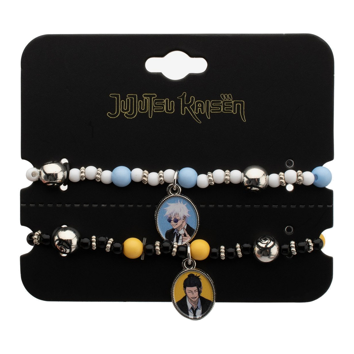Set de pulseras con cuentas Gojo y Geto – Jujutsu Kaisen — vista 3