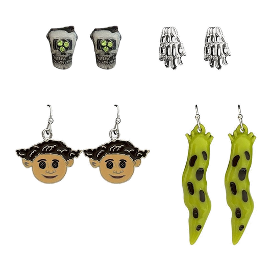 Set de aretes Wybie – Coraline — vista 1