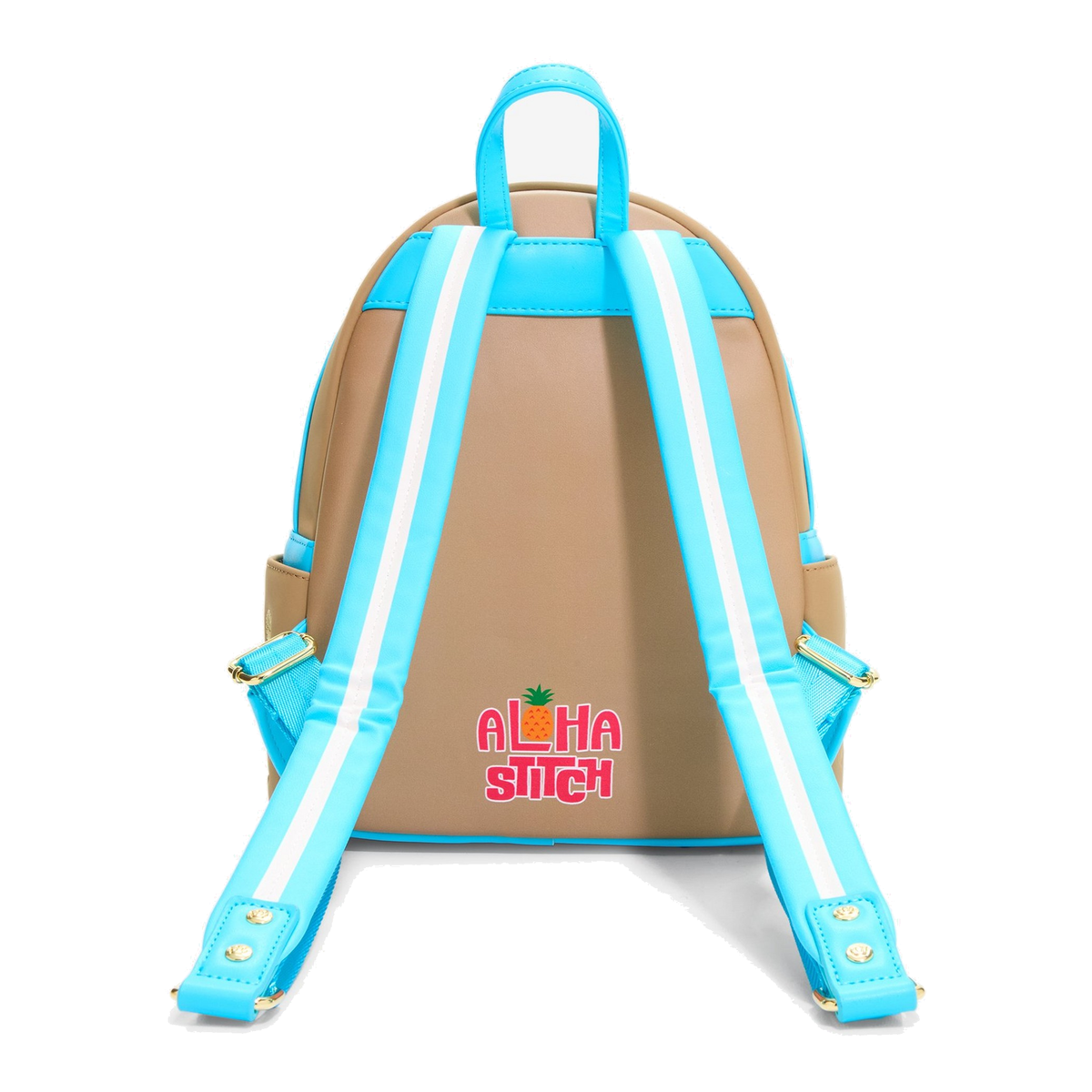 Mini mochila Toalla de Playa Stitch – Lilo & Stitch – vista sobre lienzo blanco 1200 × 1200