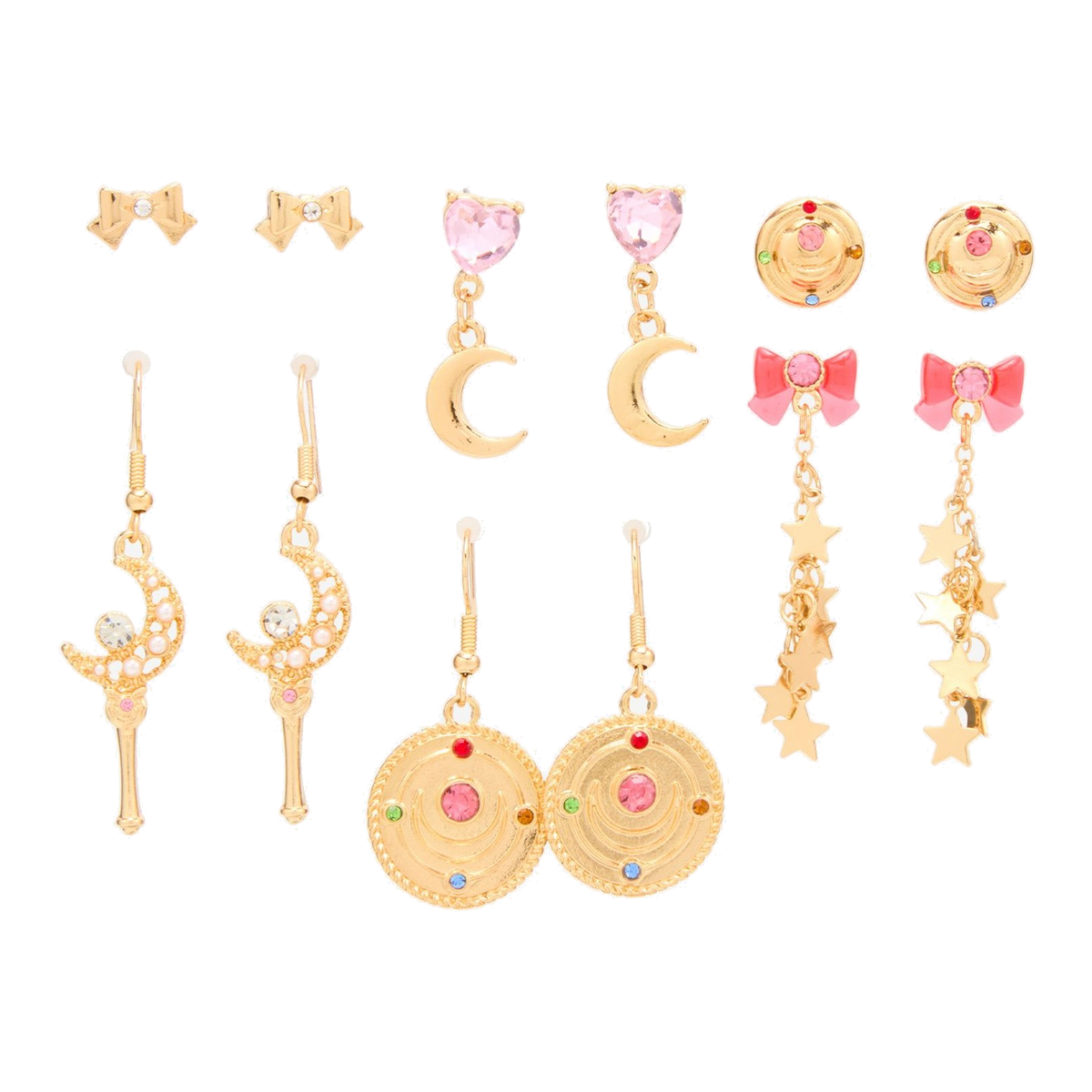 Set de aretes Iconos – Sailor Moon — vista 1