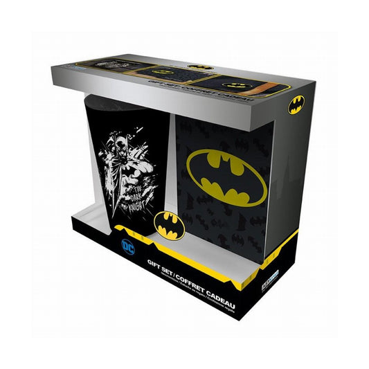 Set de regalo con vaso, libreta y pin – Batman