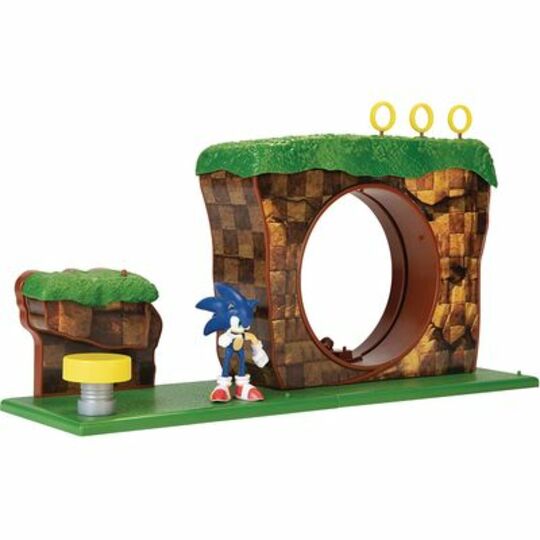 Juego de la Zona de Green Hill de Sonic 2 The Hedgehog Jakks