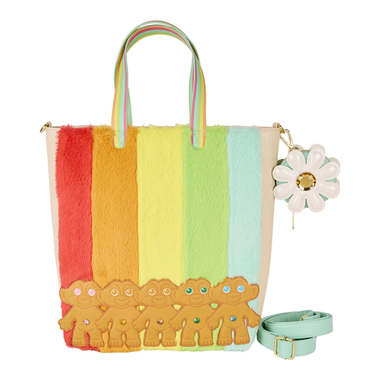 Bolsa tote de peluche con glitter y monedero – Good Luck Trolls — vista 1