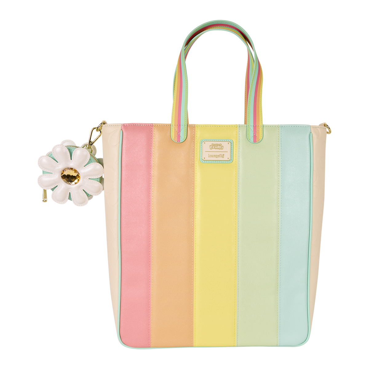 Bolsa tote de peluche con glitter y monedero – Good Luck Trolls — vista 3