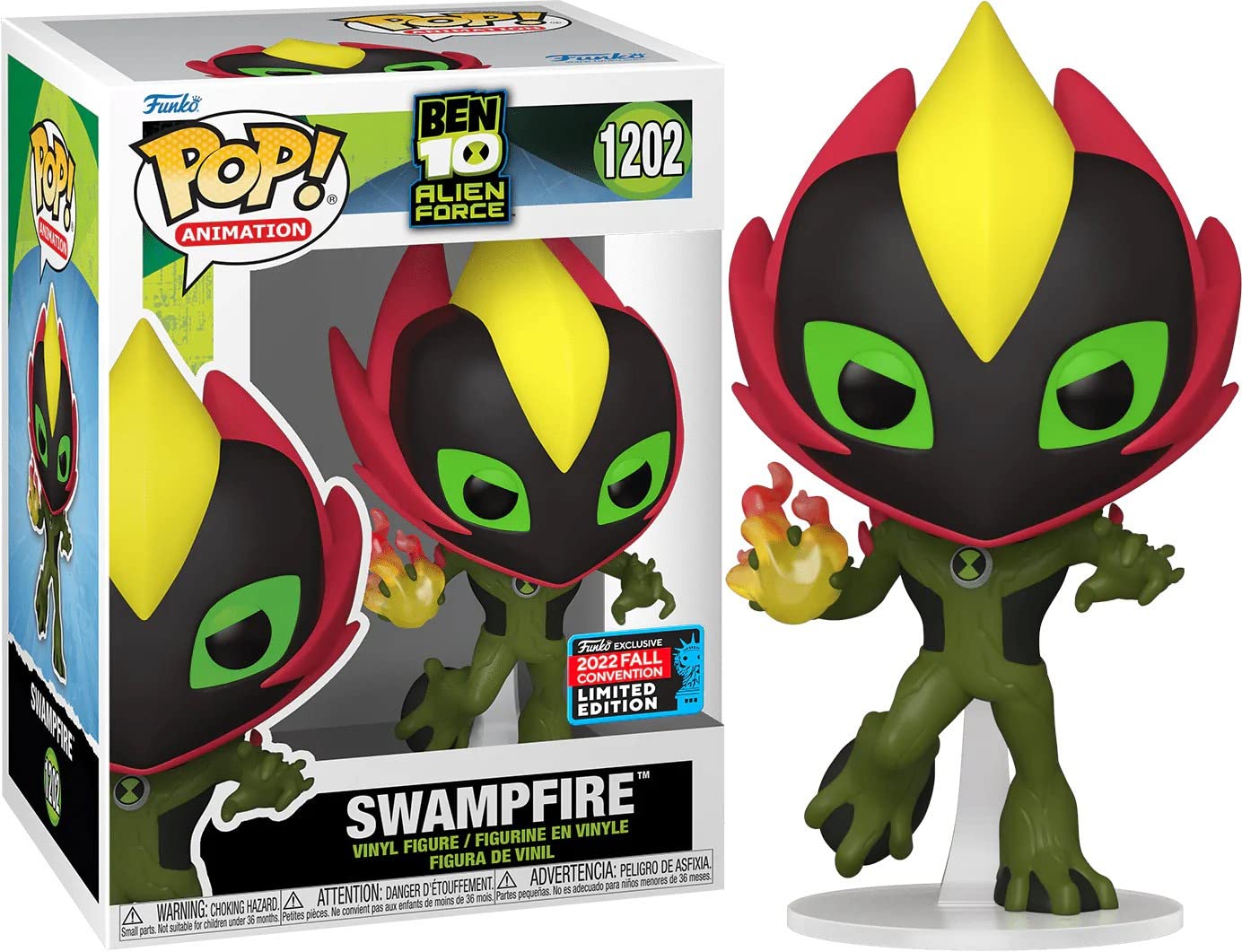 Funko Pop! Ben 10 Swampfire Nycc 2022 Exclusivo