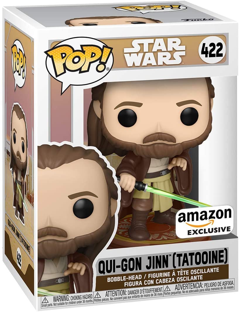 Funko Pop! Star Wars Qui-gon Jinn Tatooine #422 Exclusive