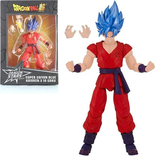 Dragon stars Super Saiyan Blue Kaioken x10 Goku