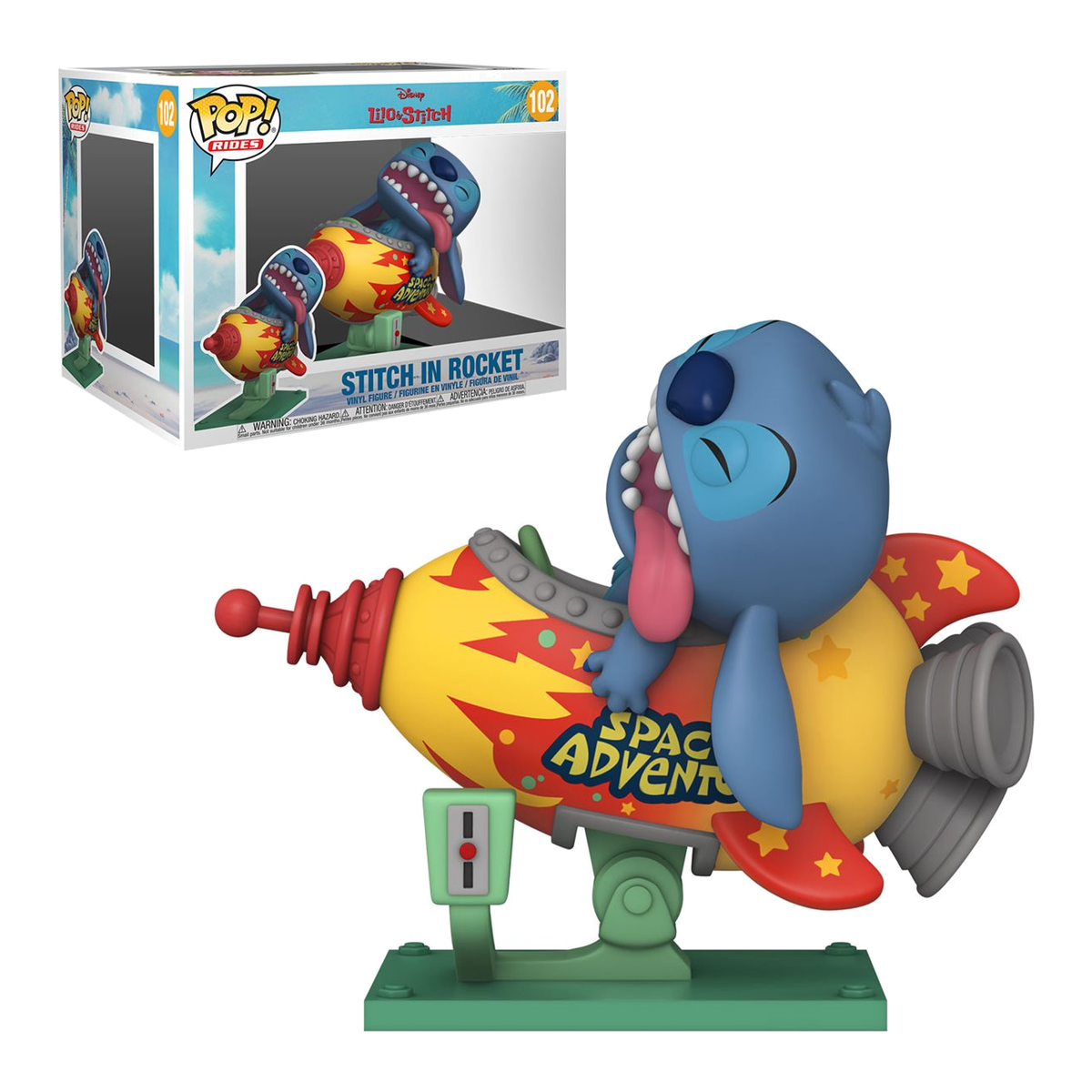 Funko Pop! Rides Stitch en cohete #102 – Lilo & Stitch — vista 3