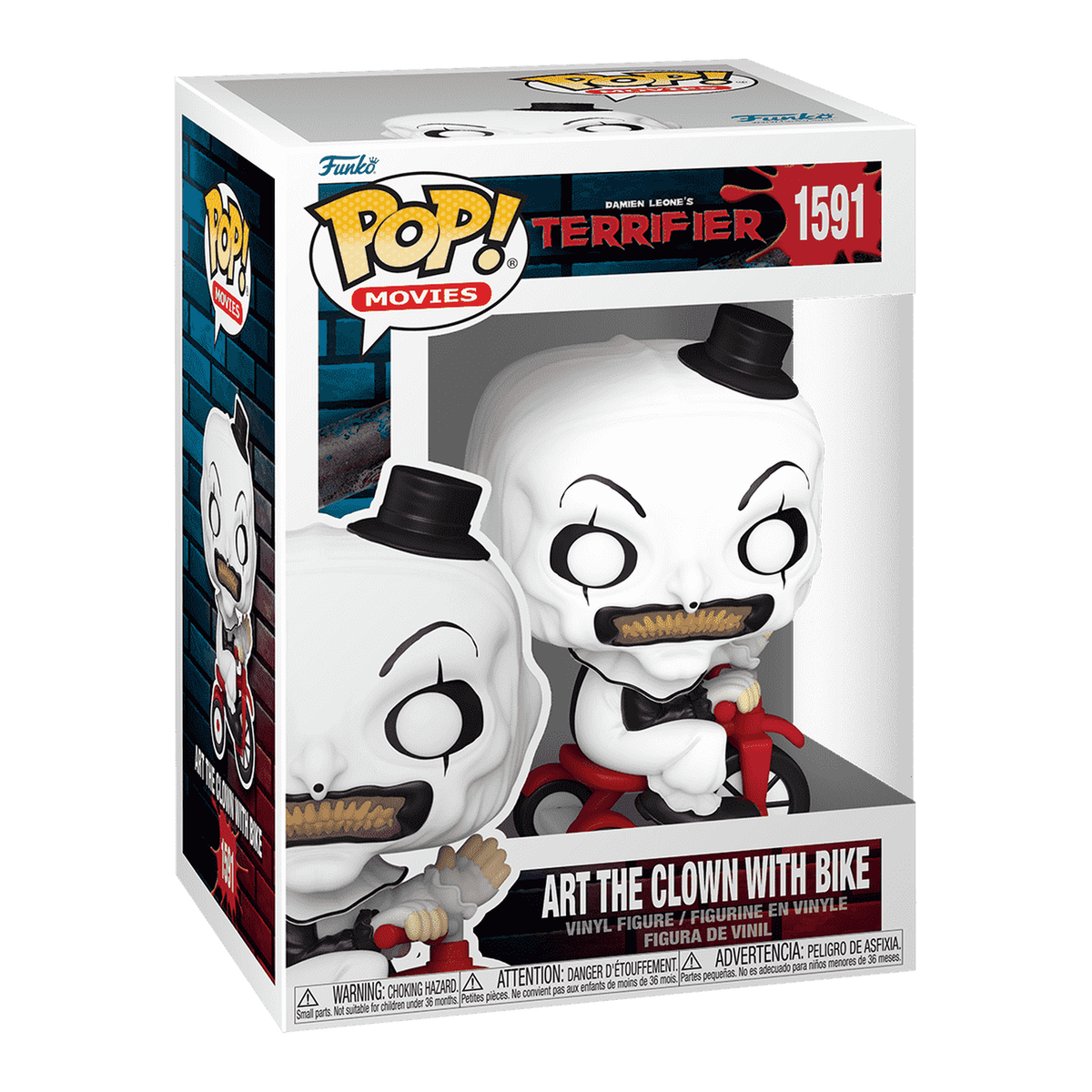 Funko Pop! Art the Clown con bicicleta #1591 – Terrifier — vista 2