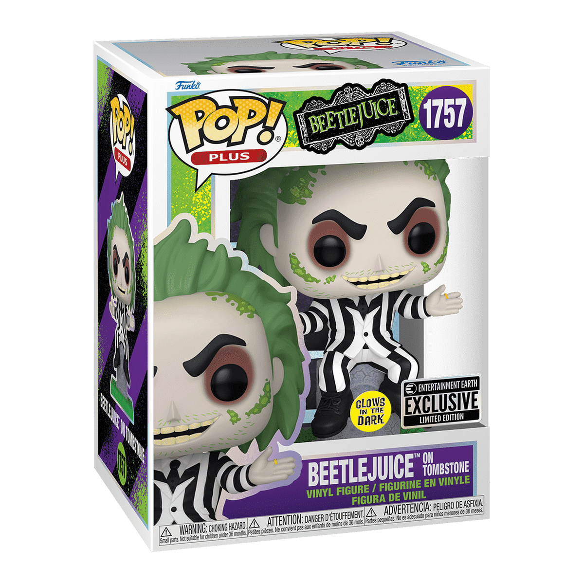 Funko Pop! Plus Beetlejuice en lápida Glow #1757 – Beetlejuice — vista 2