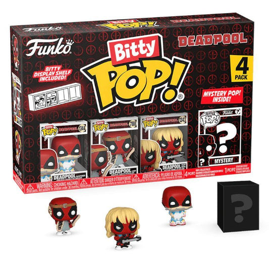 Bitty Pop! Deadpool 4 Pack