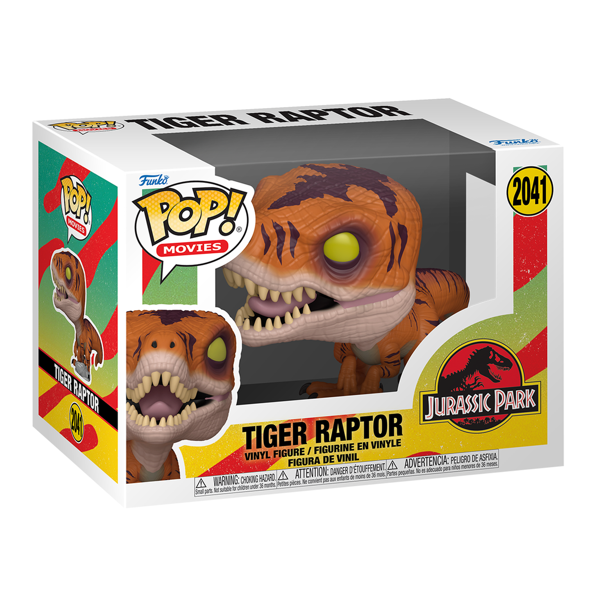 Funko Pop! Tiger Raptor #2041 – Jurassic Park — vista 2