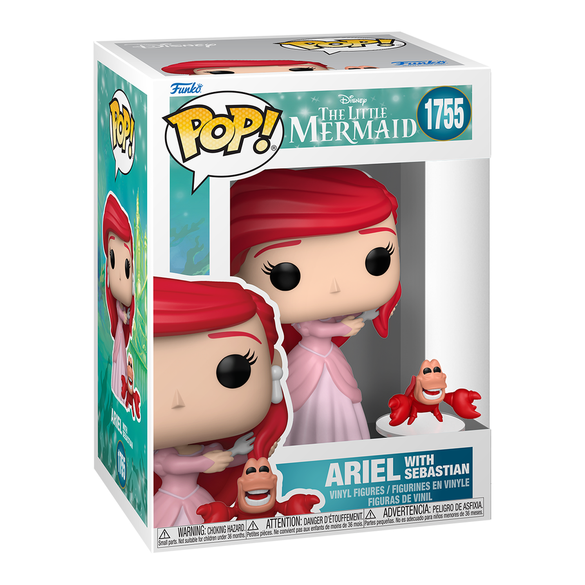 Funko Pop! & Buddy Ariel con Sebastian #1755 – The Little Mermaid — vista 2