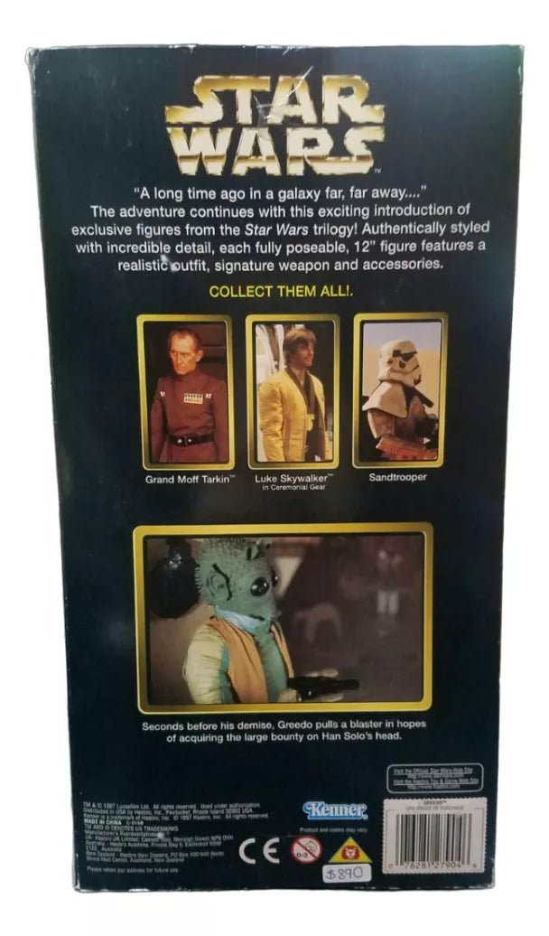 Greedo Fully Poseable Tarkin Star Wars Kenner (detalle)