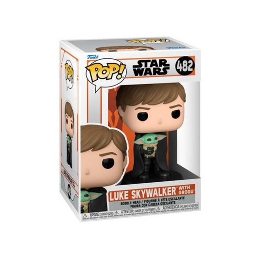 Funko Pop! Star Wars Luke Skywalker With Grogu 482