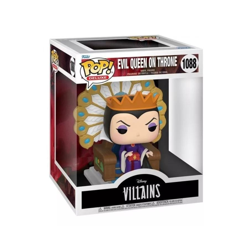 Evil Queen On Throne #1088 Villains Funko Pop! Deluxe