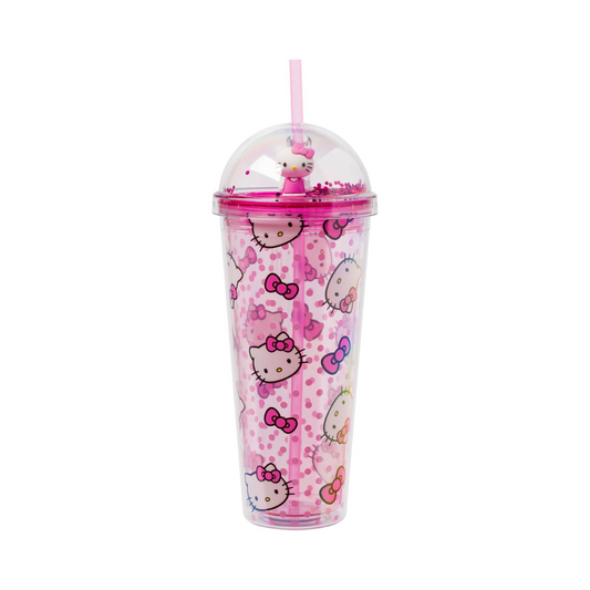 Vaso Hello Kitty Pink Polka Dots