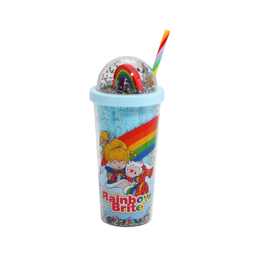 Vaso Rainbow Brite Glitter
