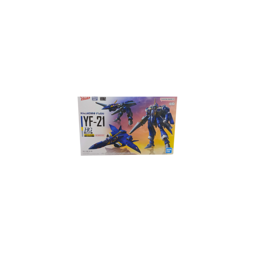Model Kit HG 1/100 MACROSS PLUS YF-21 BANDAI