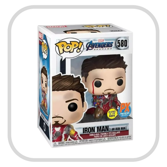 Iron Man (Im Iron Man) 580 Avengers Endgame Marvel Funko Pop! Glow in the Dark