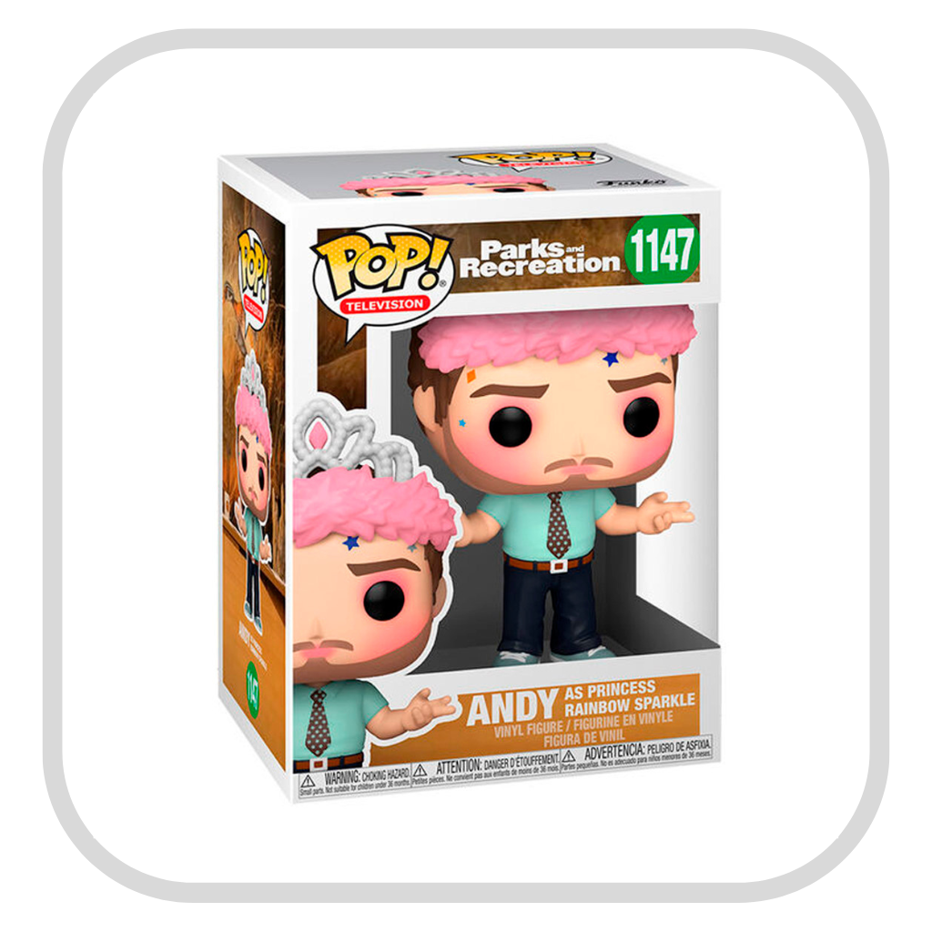 Funko Pop! Television Parks and Recreation Andy 1147 (Detalle)(R)